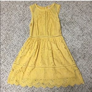 Yellow Lace Dress